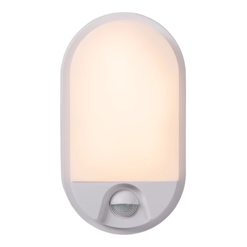 Lucide HUPS IR - Wandlamp Binnen/Buiten - LED - 1x10W 3000K - IP54 - Beweging & dag/nacht sensor - Wit - detail 1
